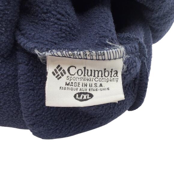Vintage Columbia Fleece Beanie Cap Hat L/XL - Picture 4 of 4
